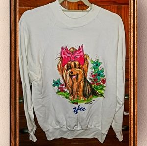 NWOT Yorkie sweatshirt brand new
